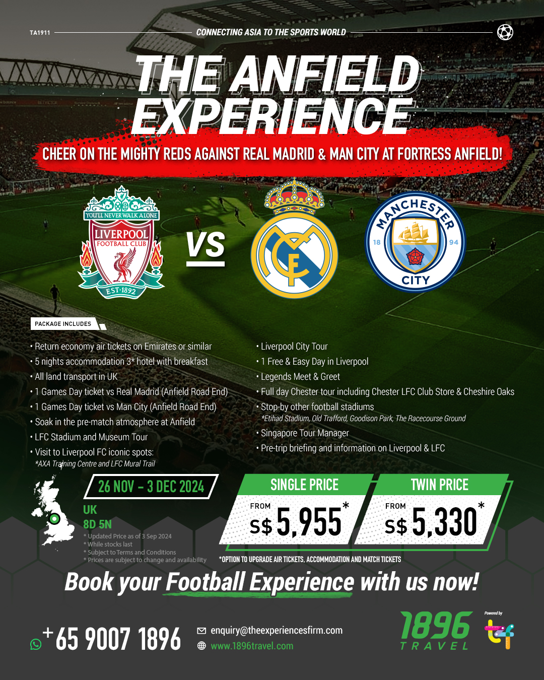 The Anfield Experience - Liverpool vs Manchester City & Real Madrid